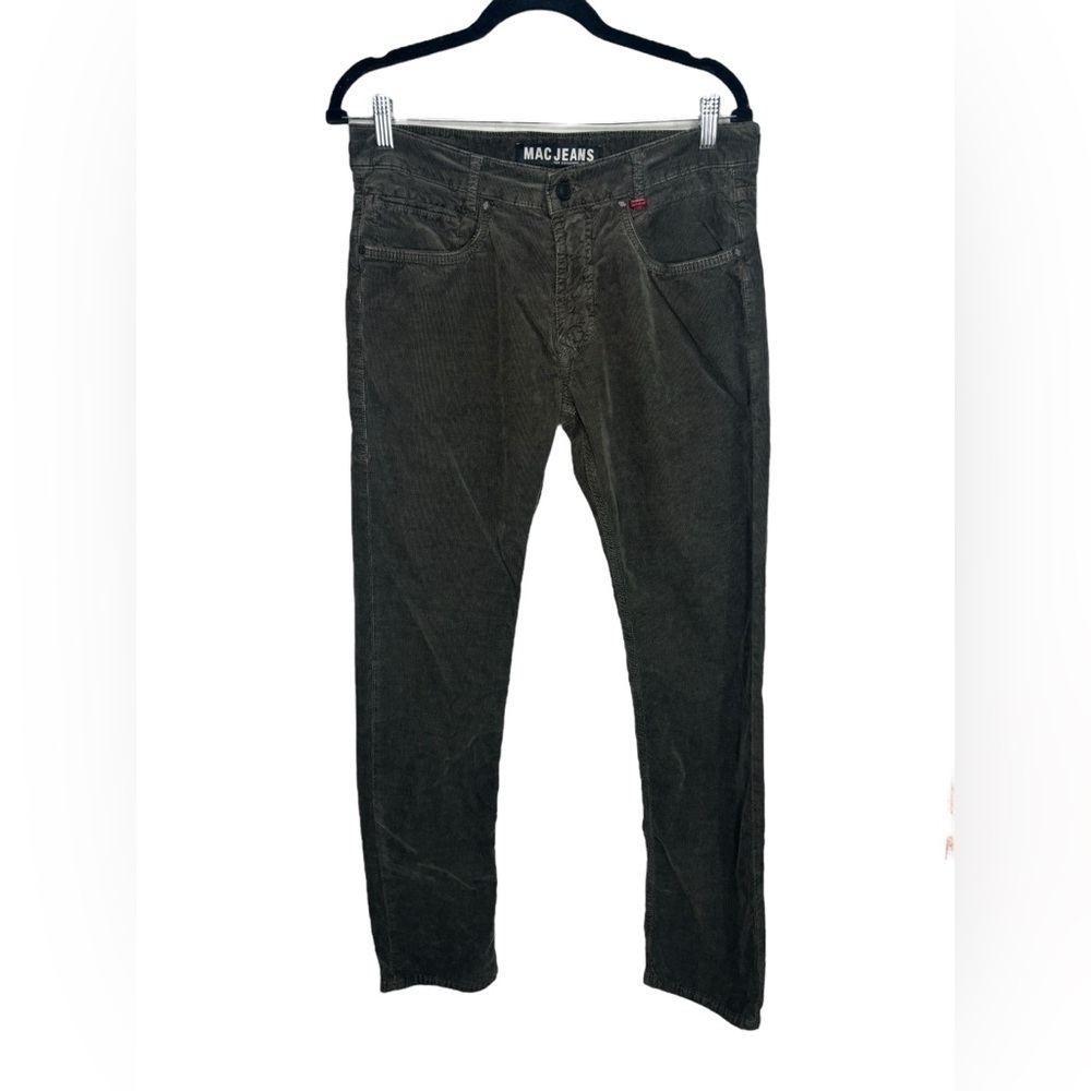 Men’s Mac Jeans Arne Pipe Corduroy Skinny Pant Size 31/30